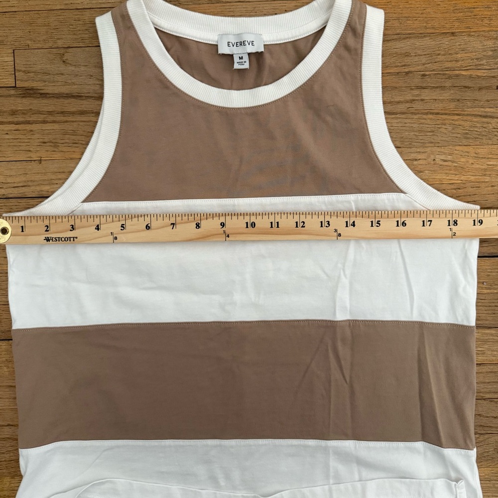 EVEREVE Brown White Colorblock Tank Top
Size Medium - Picture 10 of 11